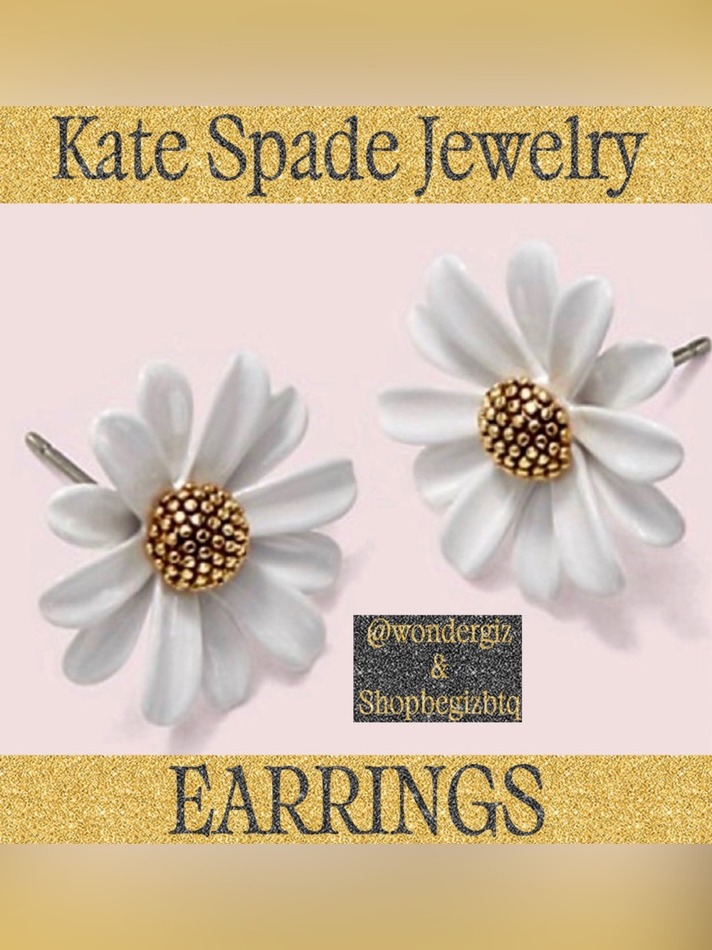 Kate Spade Authentic Into the Bloom Stud Earrings
